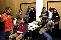 Quelques-uns des jeunes stewards au Comité central