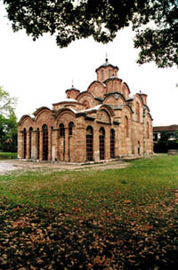 Monasterio de Gracanica, cerca de Prestina.