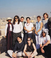 Teilnehmerinnen und Teilnehmer am Seminar über Jerusalem